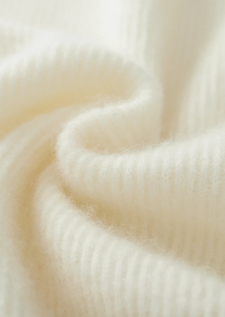 Pure Merino Ribbed Zip Cardigan ivory image 6 #color_ivory