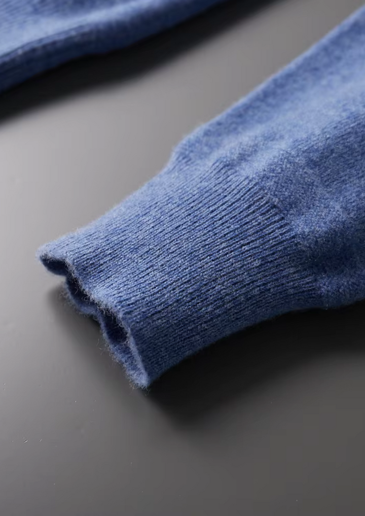 Pure Merino Half-Zip Polo blue image 6 #color_blue
