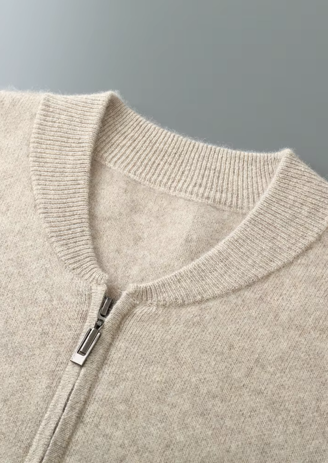 Pure Merino V-Neck Cardigan sand image 4 #color_sand