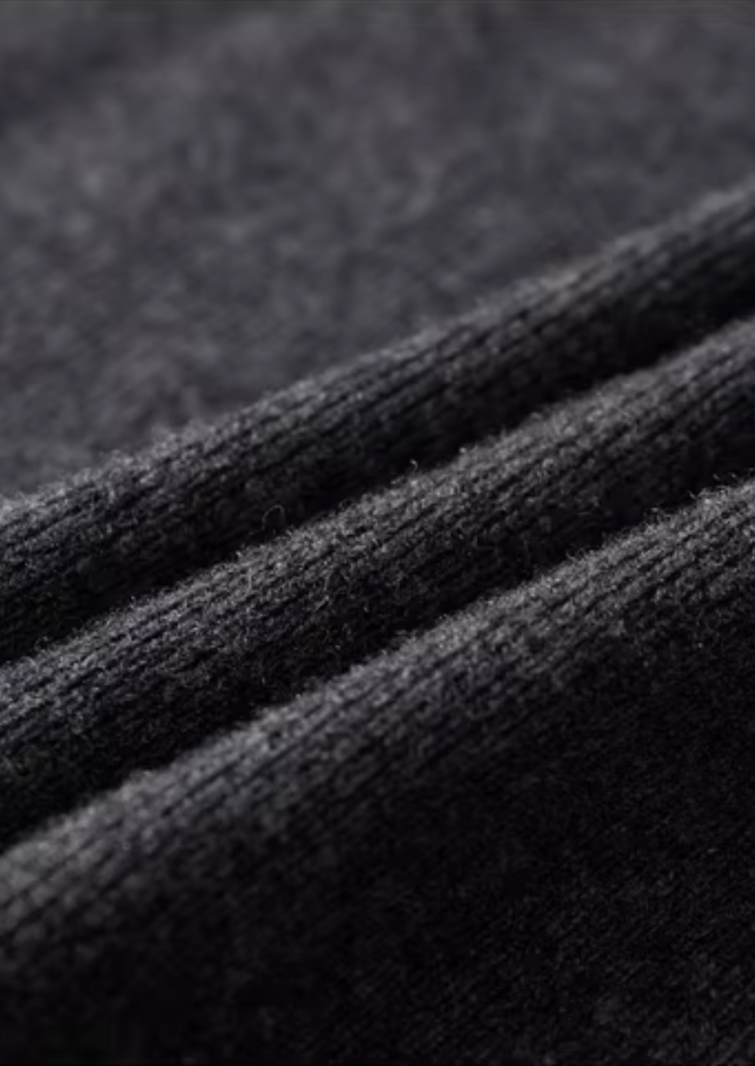 Pure Merino Ribbed Polo Cardigan dark gray image 5 #color_dark-gray