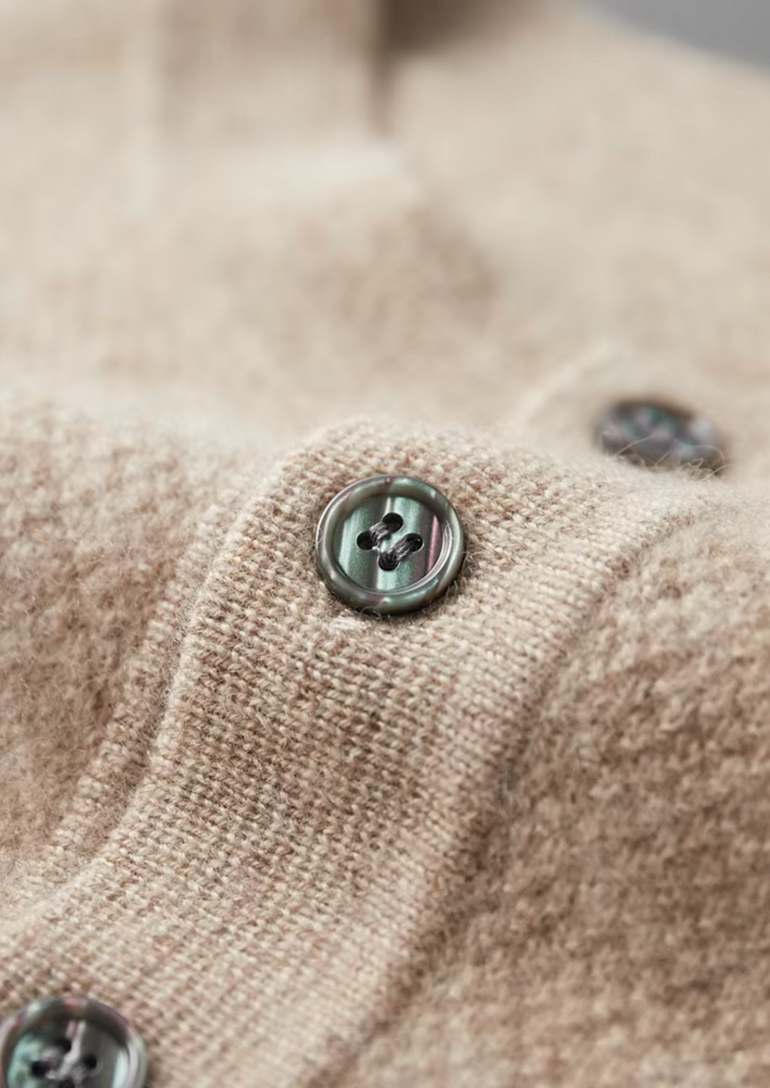 Cashmere Henley Sweater sand image 5 #color_sand