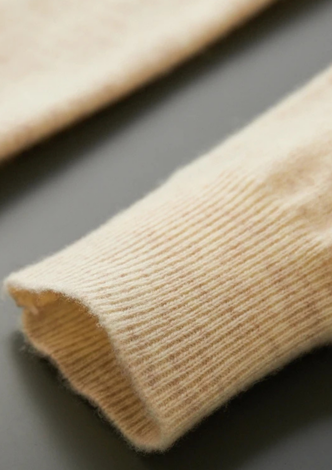 Pure Merino Polo Cardigan sand image 4 #color_sand