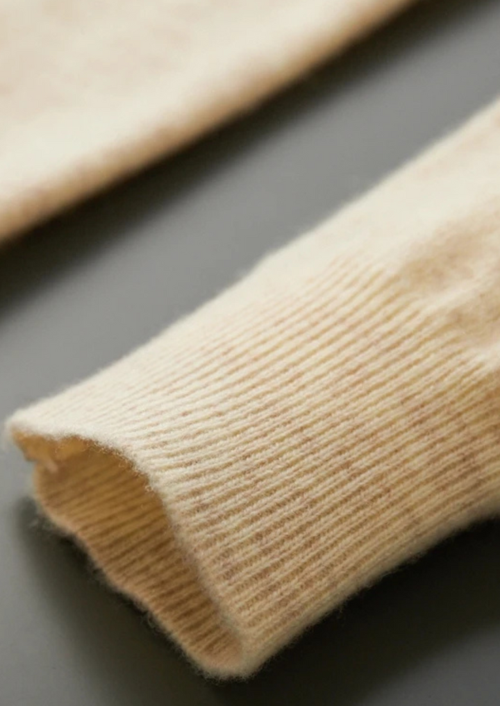 Pure Merino Polo Cardigan sand image 4 #color_sand