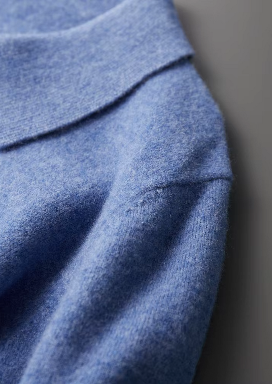 Pure Merino Half-Zip Polo blue image 5 #color_blue