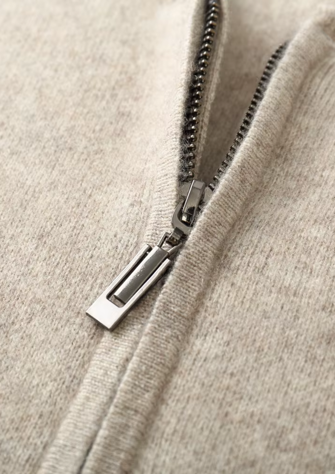 Pure Merino V-Neck Cardigan sand image 5 #color_sand