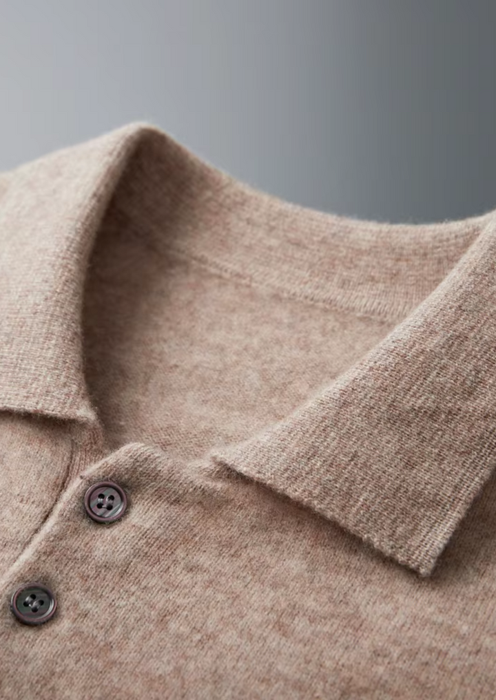 Pure Merino Sweater Polo beige image 2 #color_beige