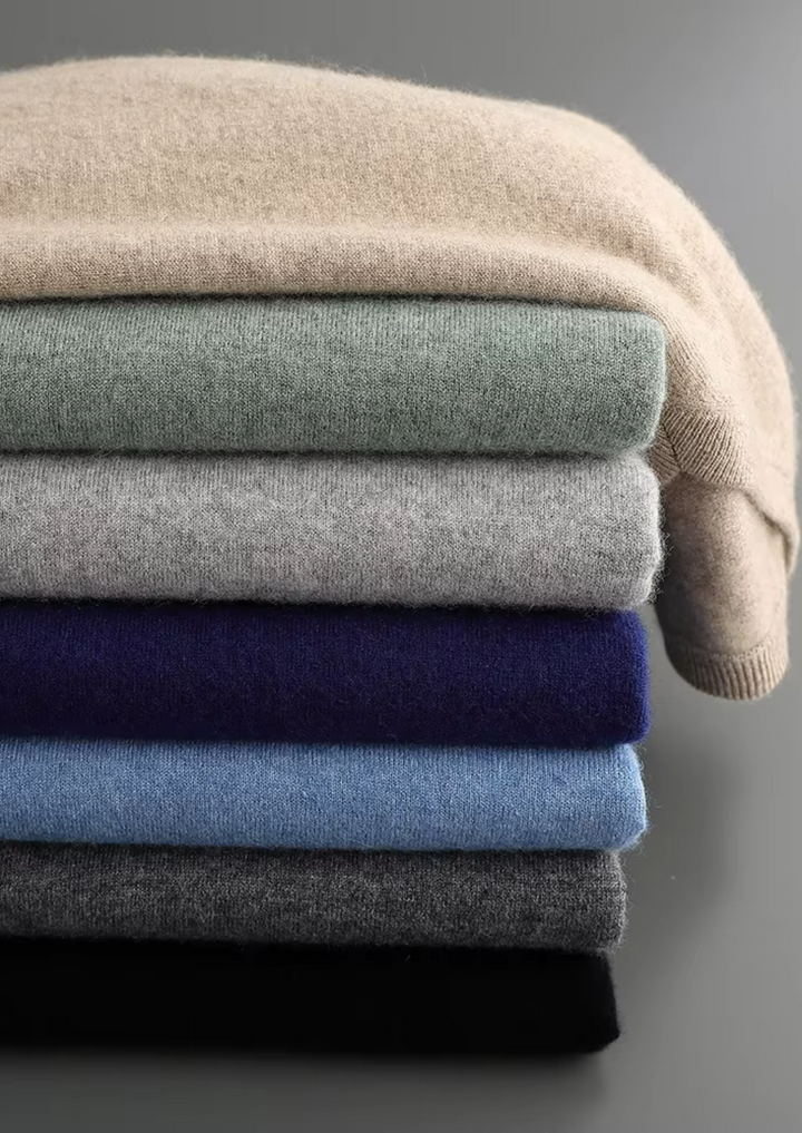 Pure Merino V-Neck Sweater verdant slate image 2 #color_verdant-slate
