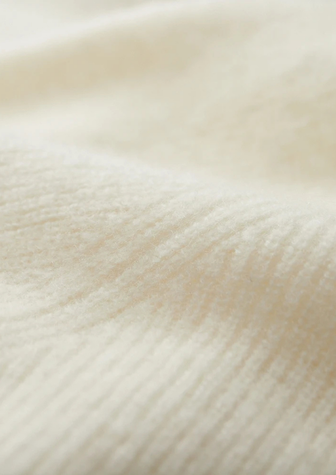 Cashmere Ribbed Half-Zip Sweater ivory image 8 #color_ivory