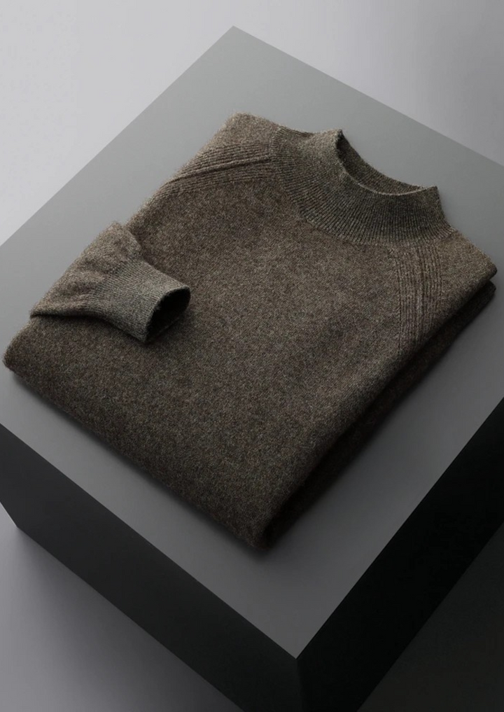 Pure Merino Raglan Mockneck olive image 1 #color_olive