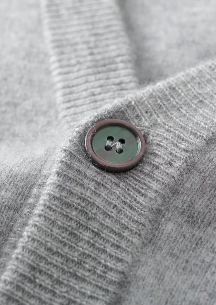 Pure Merino Cardigan gray image 2 #color_gray