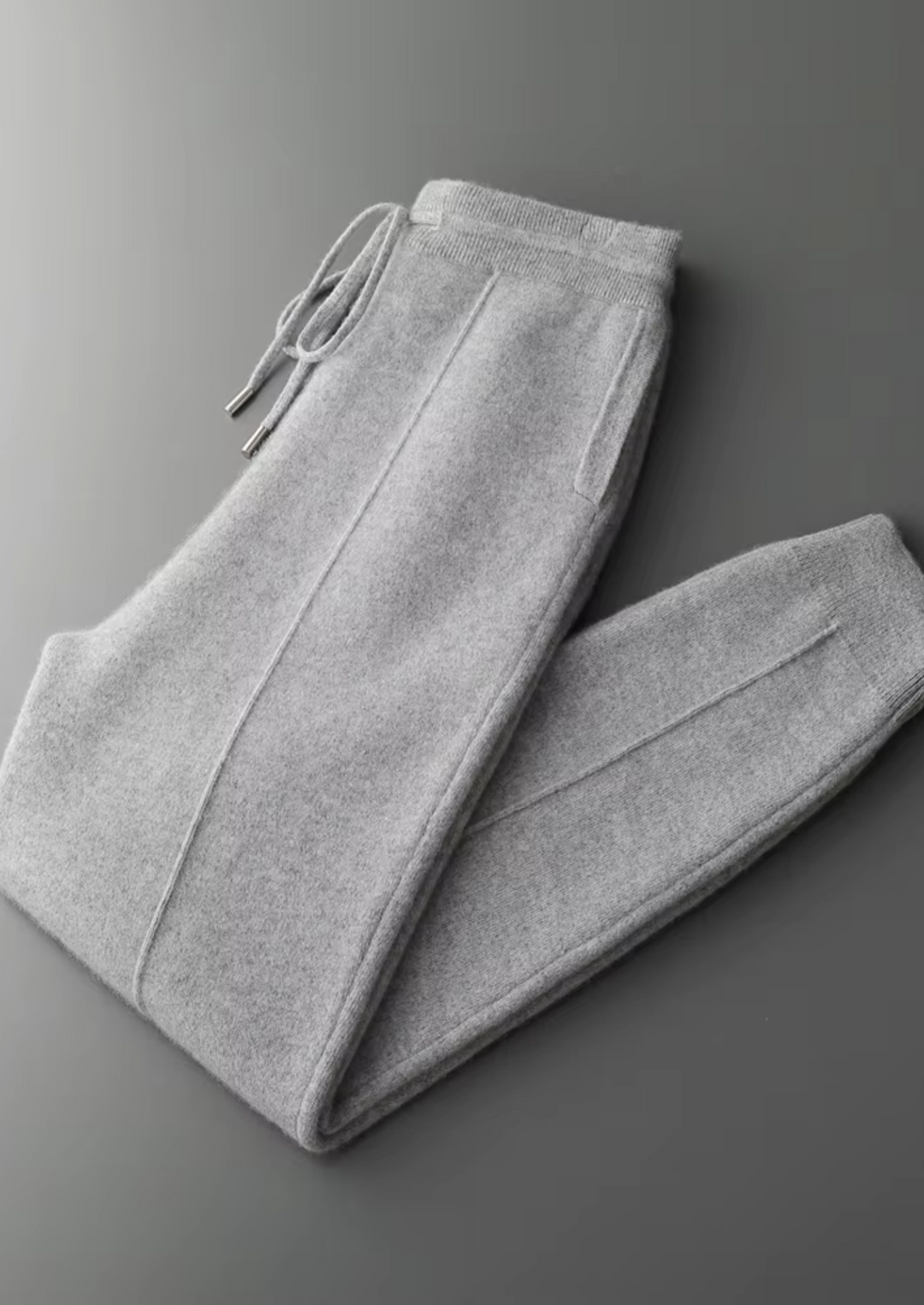Pure Merino Leisure Joggers light gray image 1 #color_light-gray