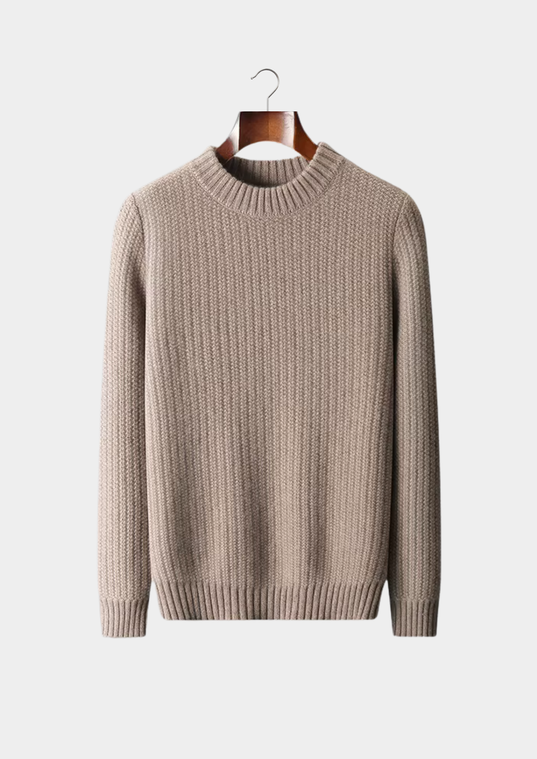 Pure Cashmere Heavyweight Crewneck beige image 1 #color_beige