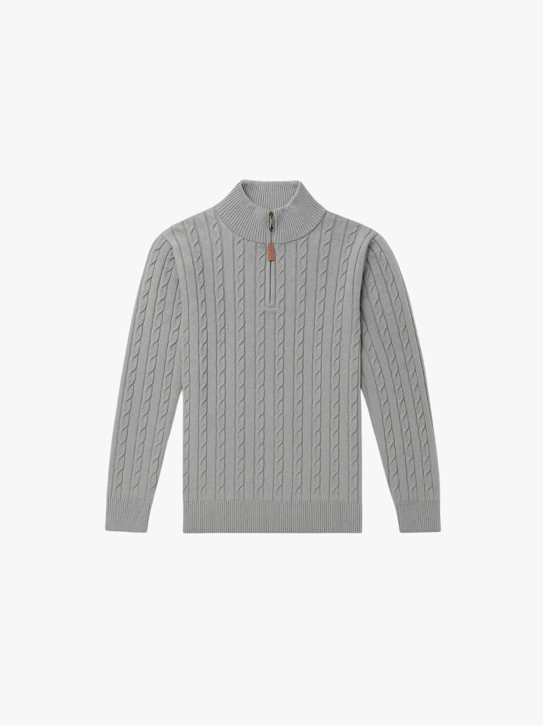 Old Money Premium Cotton Cable Knit Sweater
