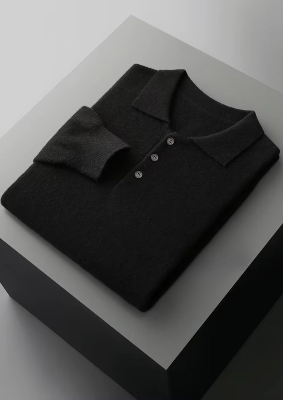 Pure Merino Sweater Polo black image 1 #color_black