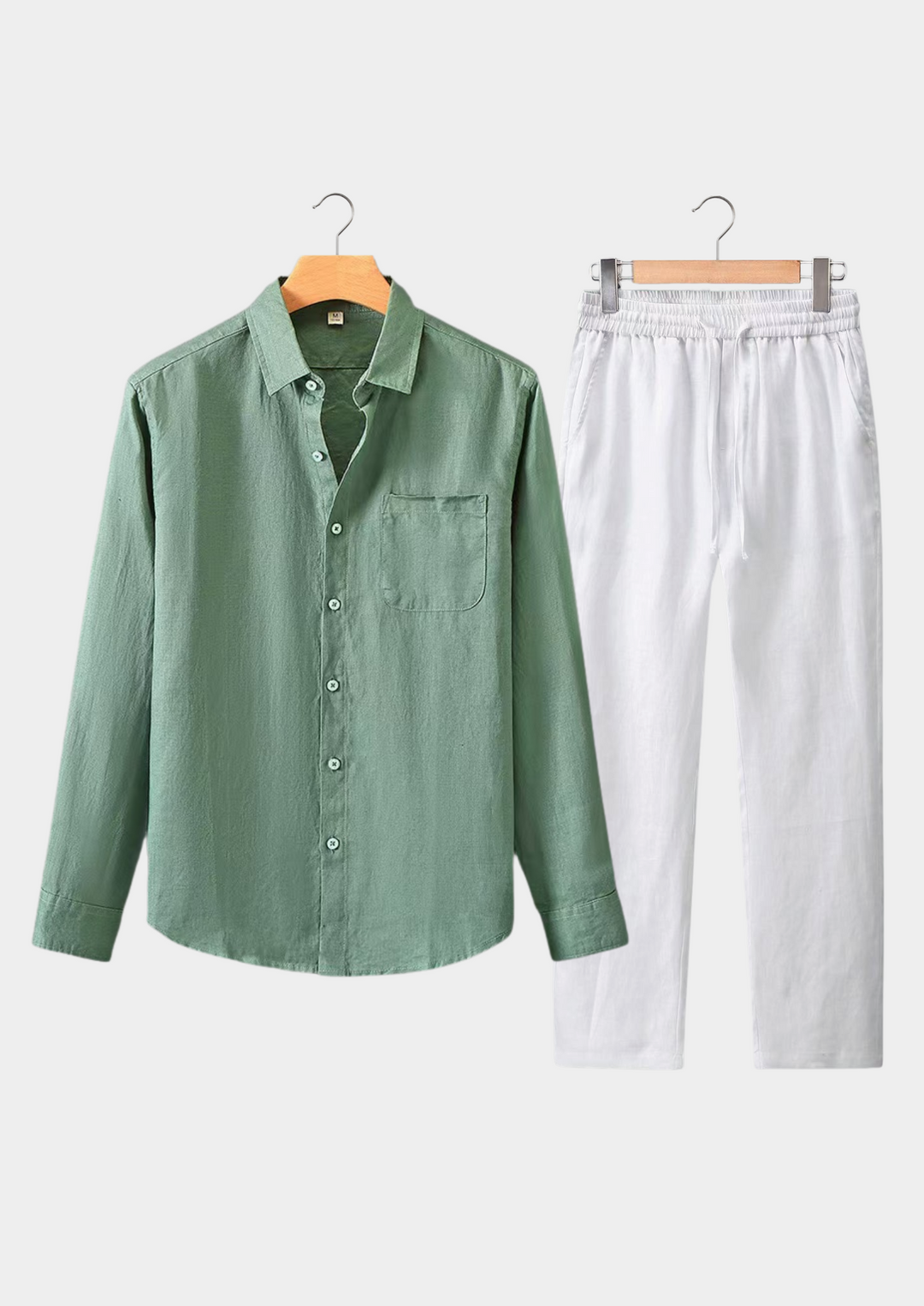 Dolcevita Longsleeve Summer Set green/white image 1 #color_green