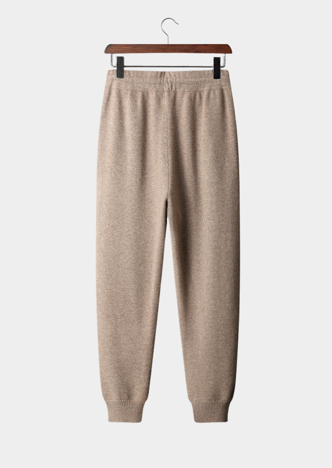 Beige Cashmere Joggers beige image 2 #color_beige