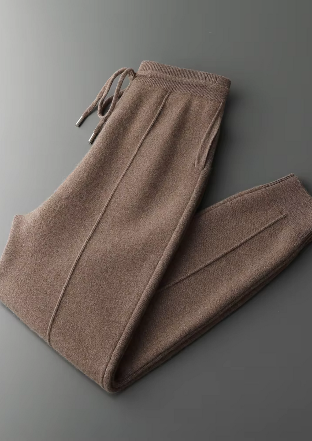 Pure Merino Leisure Joggers brown image 1 #color_brown
