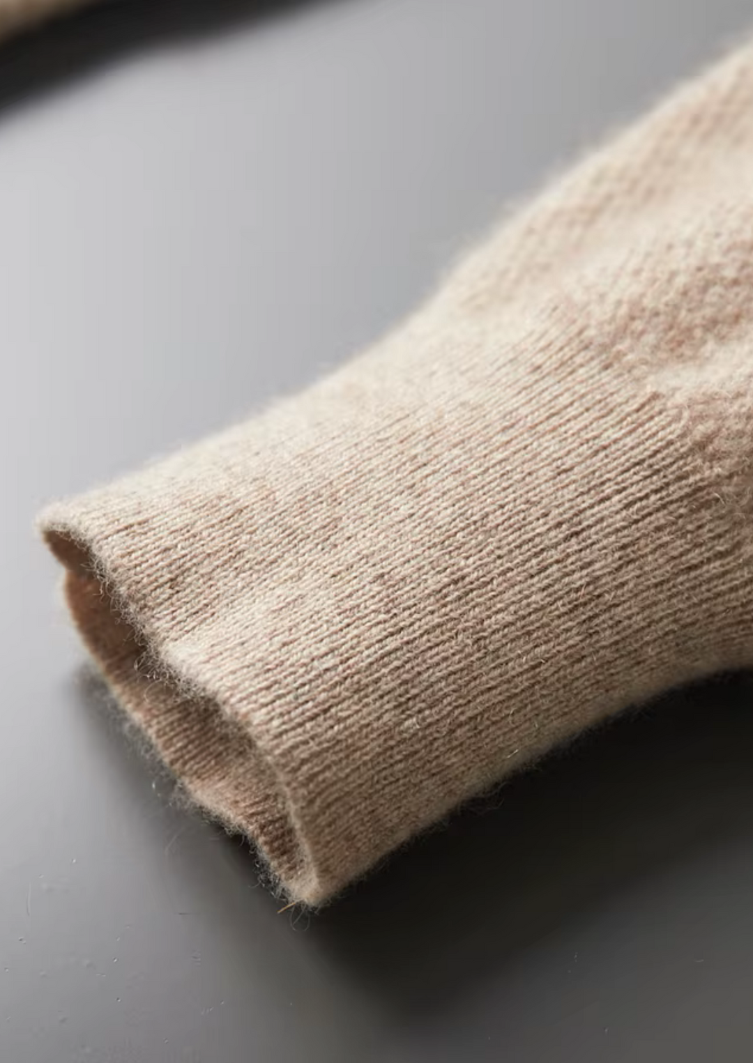 Cashmere Henley Sweater sand image 10 #color_sand