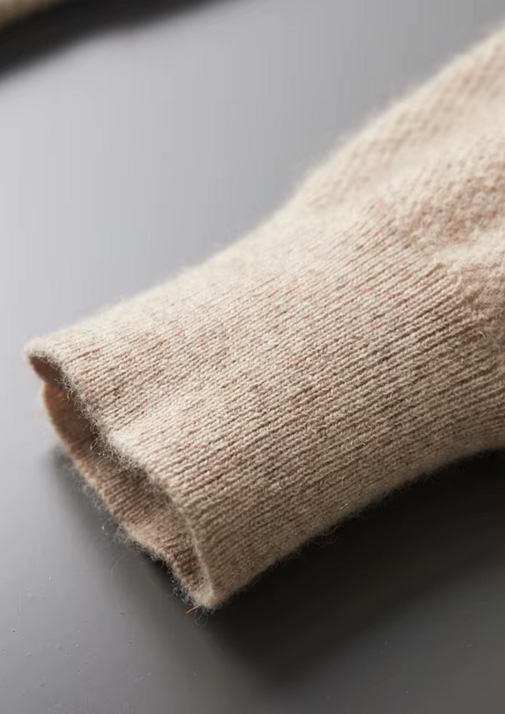 Cashmere Henley Sweater sand image 10 #color_sand