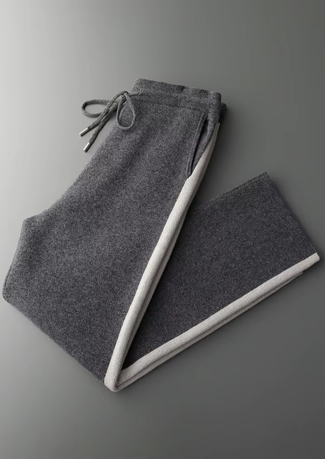 Pure Merino Wide Leisure Trousers dark gray image 3 #color_dark-gray