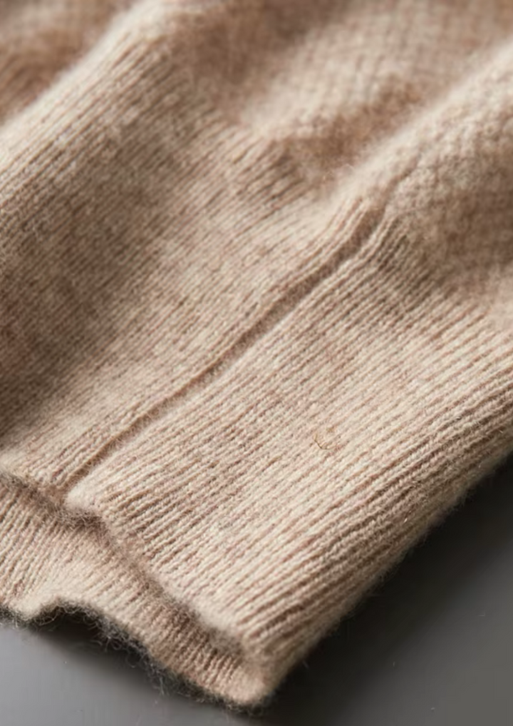 Cashmere Henley Sweater sand image 9 #color_sand