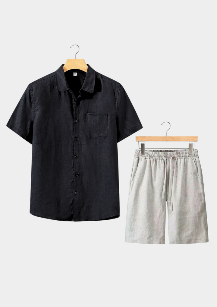 Dolcevita Shortsleeve Summer Set black/beige image 1 #color_black