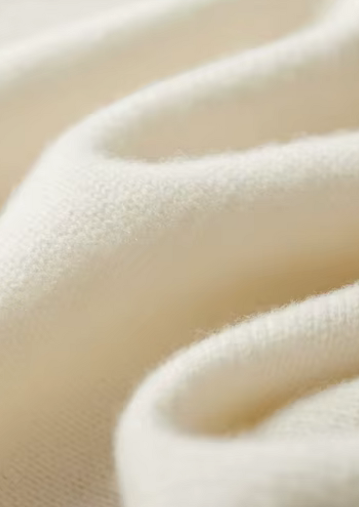 Pure Merino Two Tone Zip Cardigan ivory image 4 #color_ivory