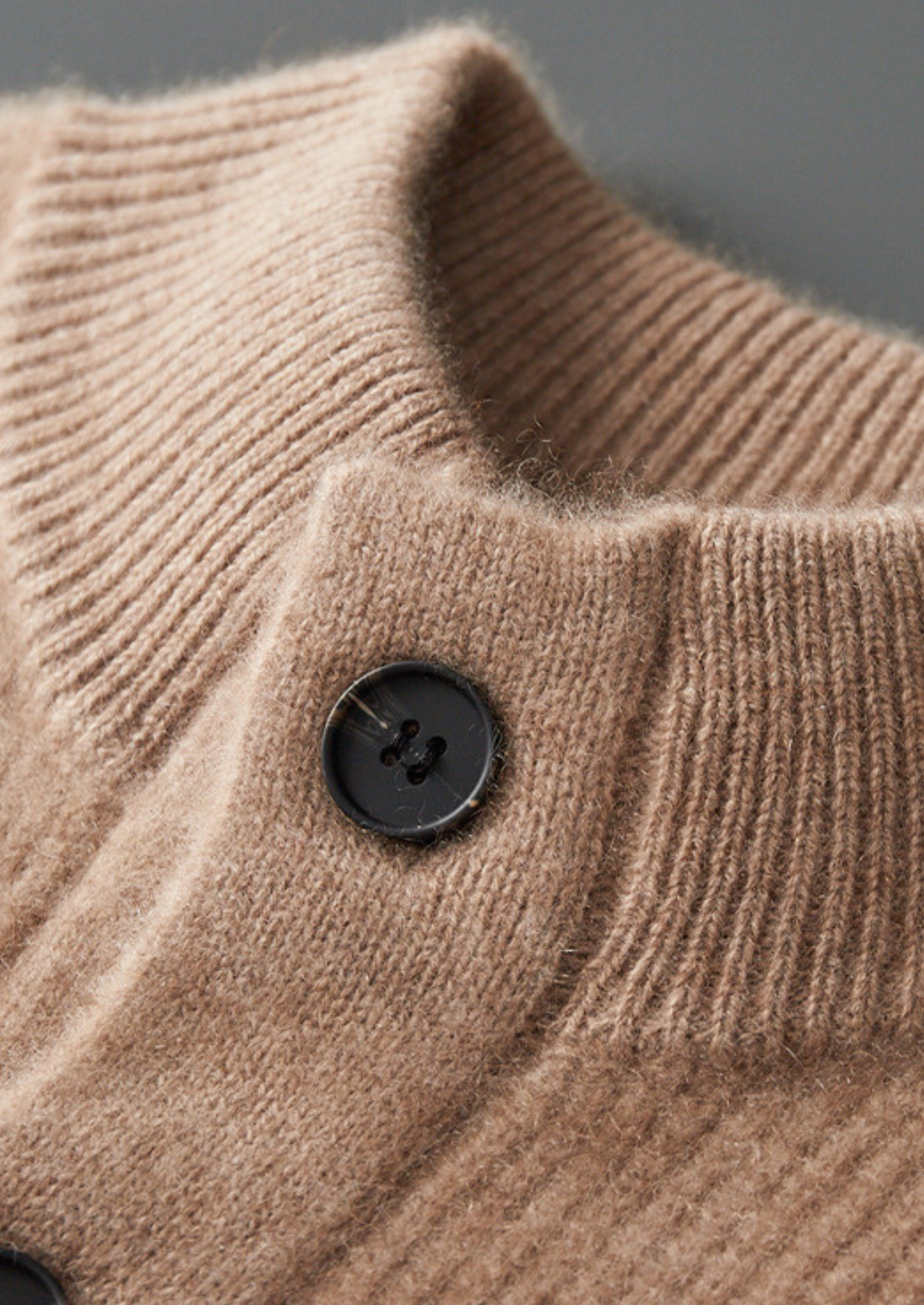Pure Cashmere Button Overshirt beige image 3 #color_beige