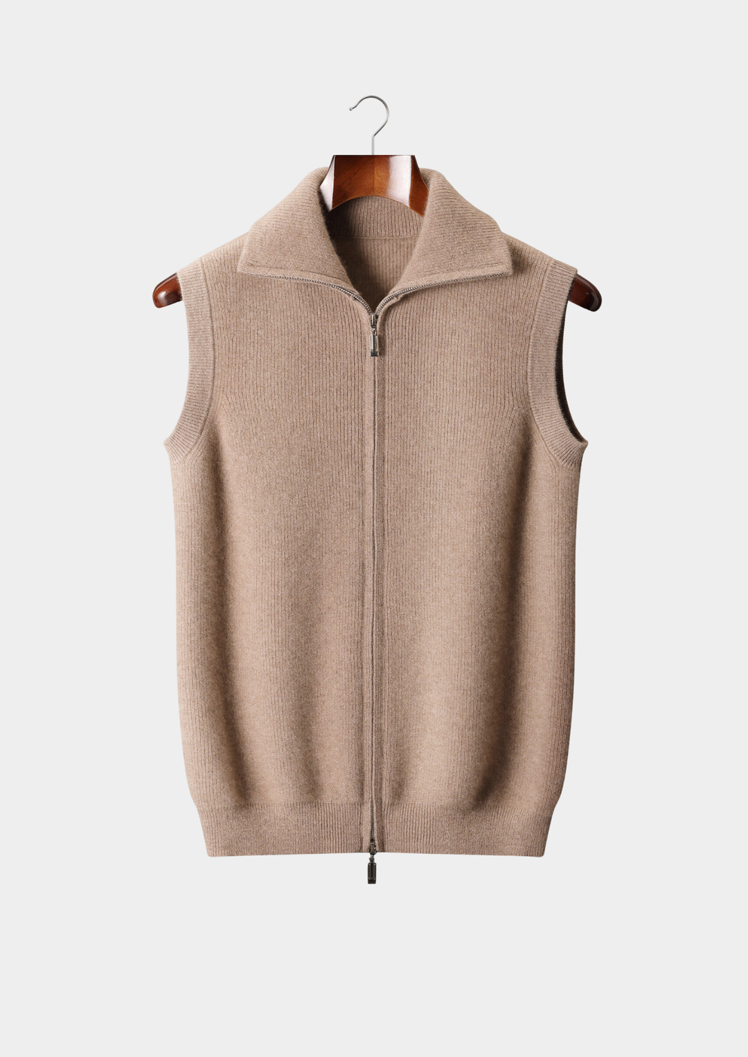 Pure Cashmere Body Warmer Vest beige image 1 #color_beige
