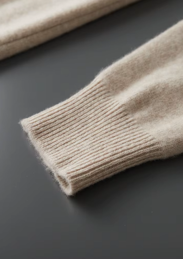 Pure Merino Button Hoodie sand image 7 #color_sand