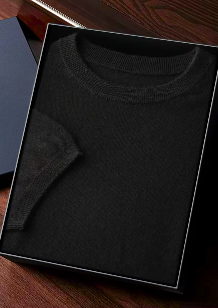 Cashmere Crewneck T-Shirt black image 1 #color_black