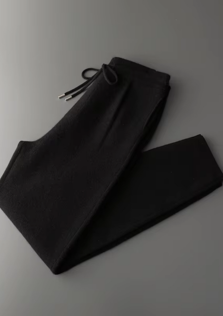 Cashmere Pleated Trousers black image 1 #color_black