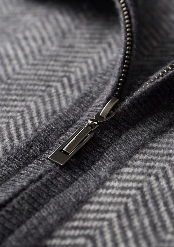 Pure Extra-Fine Merino Wool Herringbone Set gray image 4 #color_gray