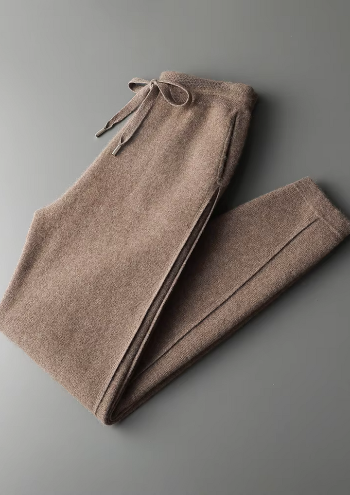 Cashmere Slim Trousers dark mocha image 1 #color_dark-mocha
