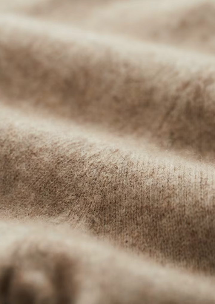 Pure Merino V-Neck Sweater sand image 7 #color_sand