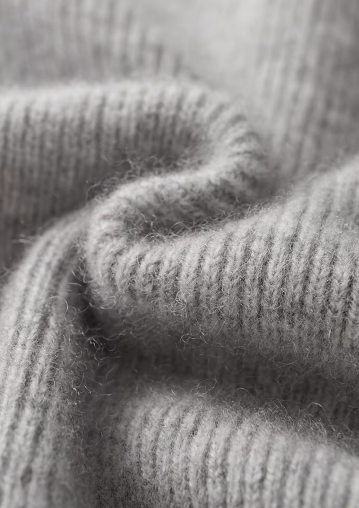 Ribbed Zip Cardigan light gray image 6 #color_light-gray