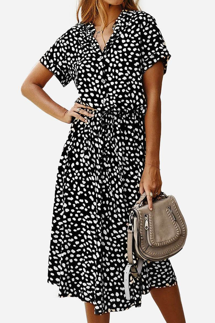 Casual Flowy Bohemian Dress Skirt black image 1 