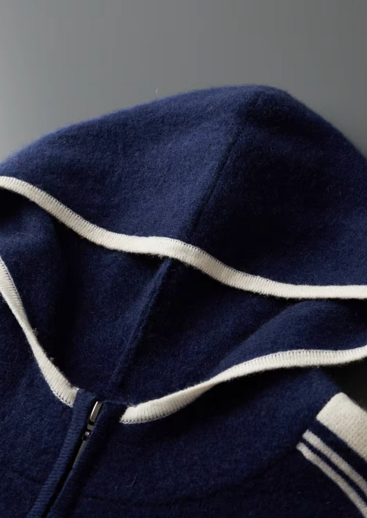 Pure Extra-Fine Merino Wool Damien Set navy blue image 7 #color_navy-blue