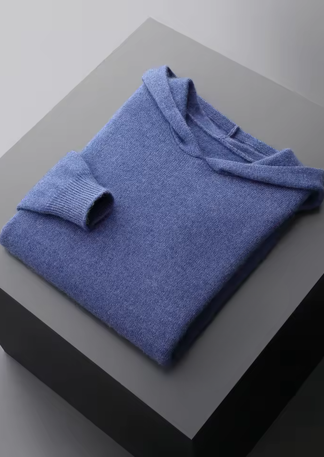 Cashmere Hoodie blue image 1 #color_blue