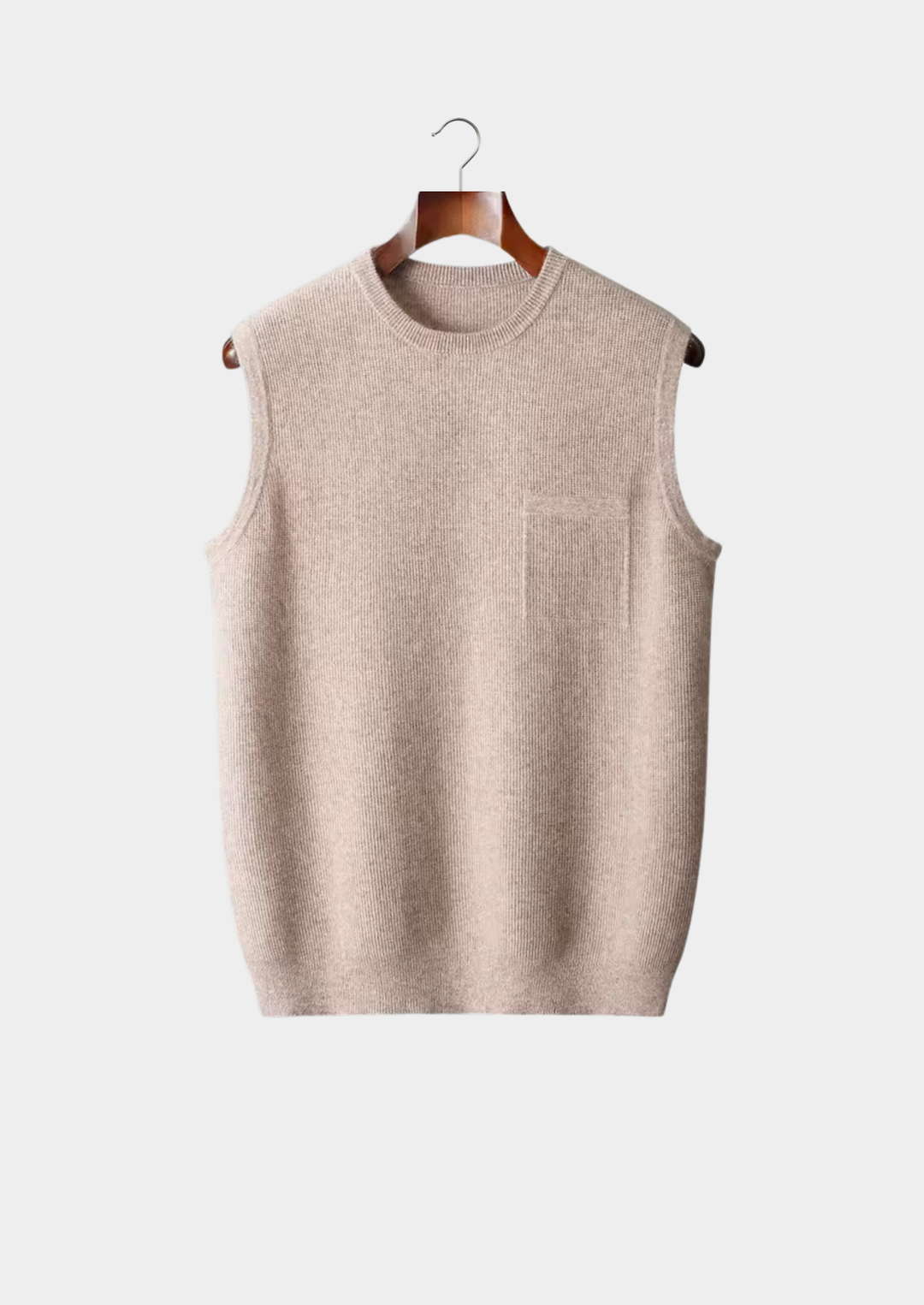 Pure Merino Crewneck Vest beige image 1 #color_beige