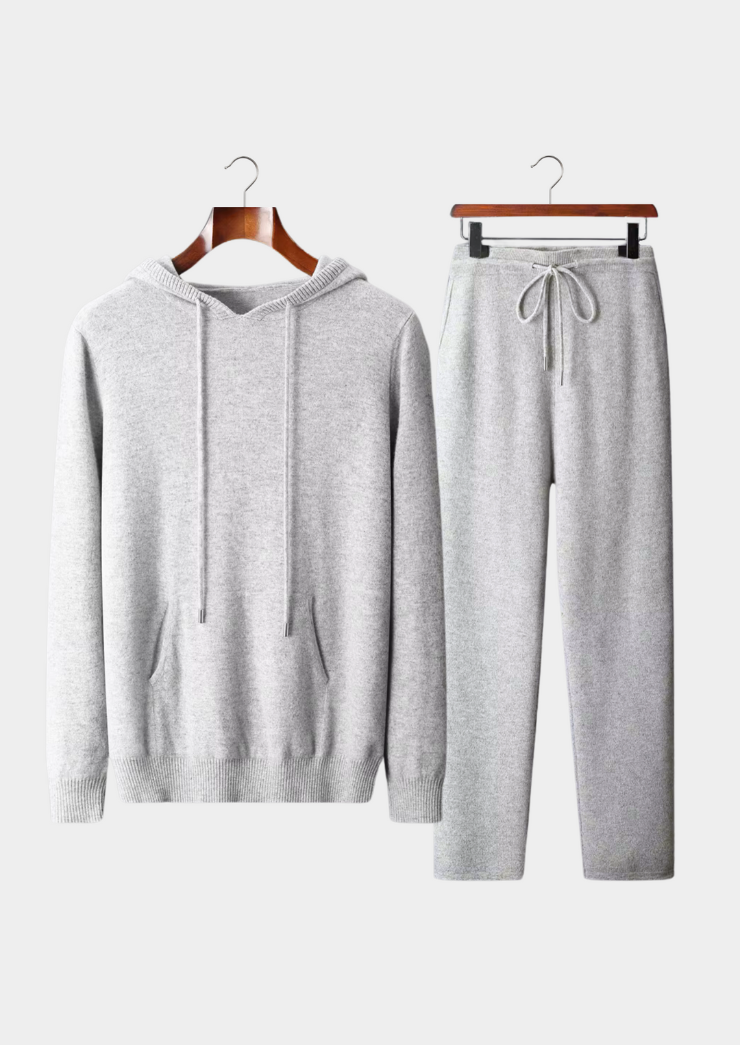 Pure Extra-Fine Merino Wool Savro Set light gray image 1 #color_light-gray