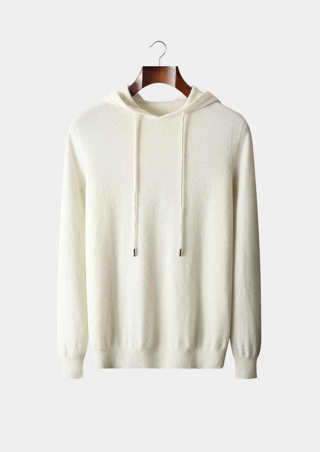 The Pure Merino Leisure Hoodie ivory image 1 #color_ivory