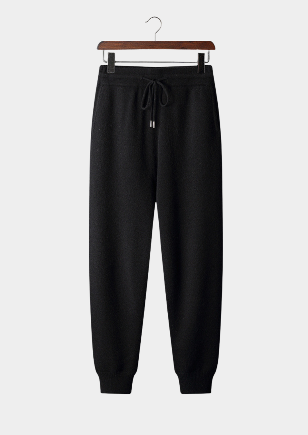 Beige Cashmere Joggers black image 1 #color_black
