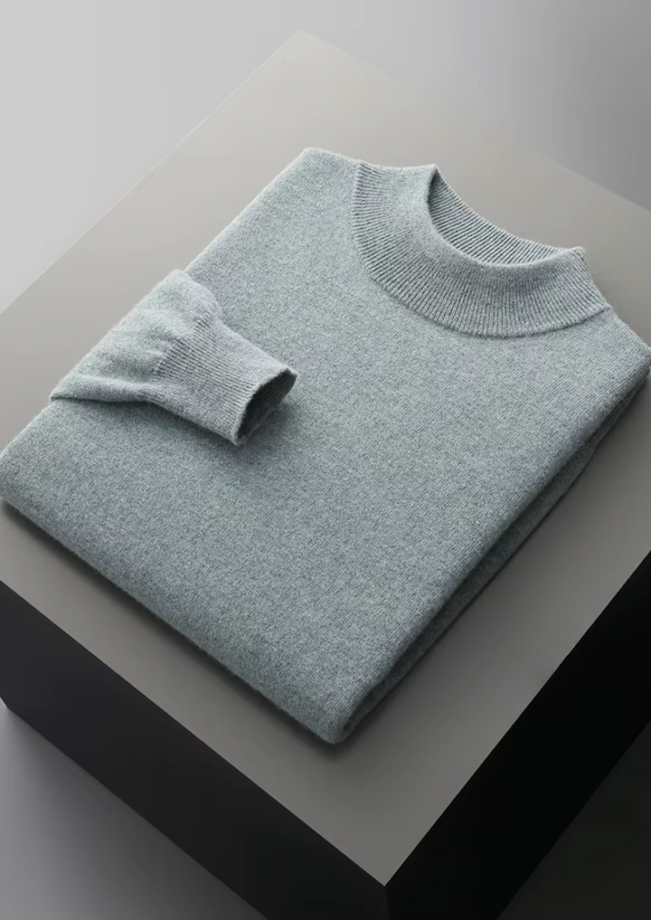 Pure Merino Mockneck verdant slate image 1 #color_verdant-slate