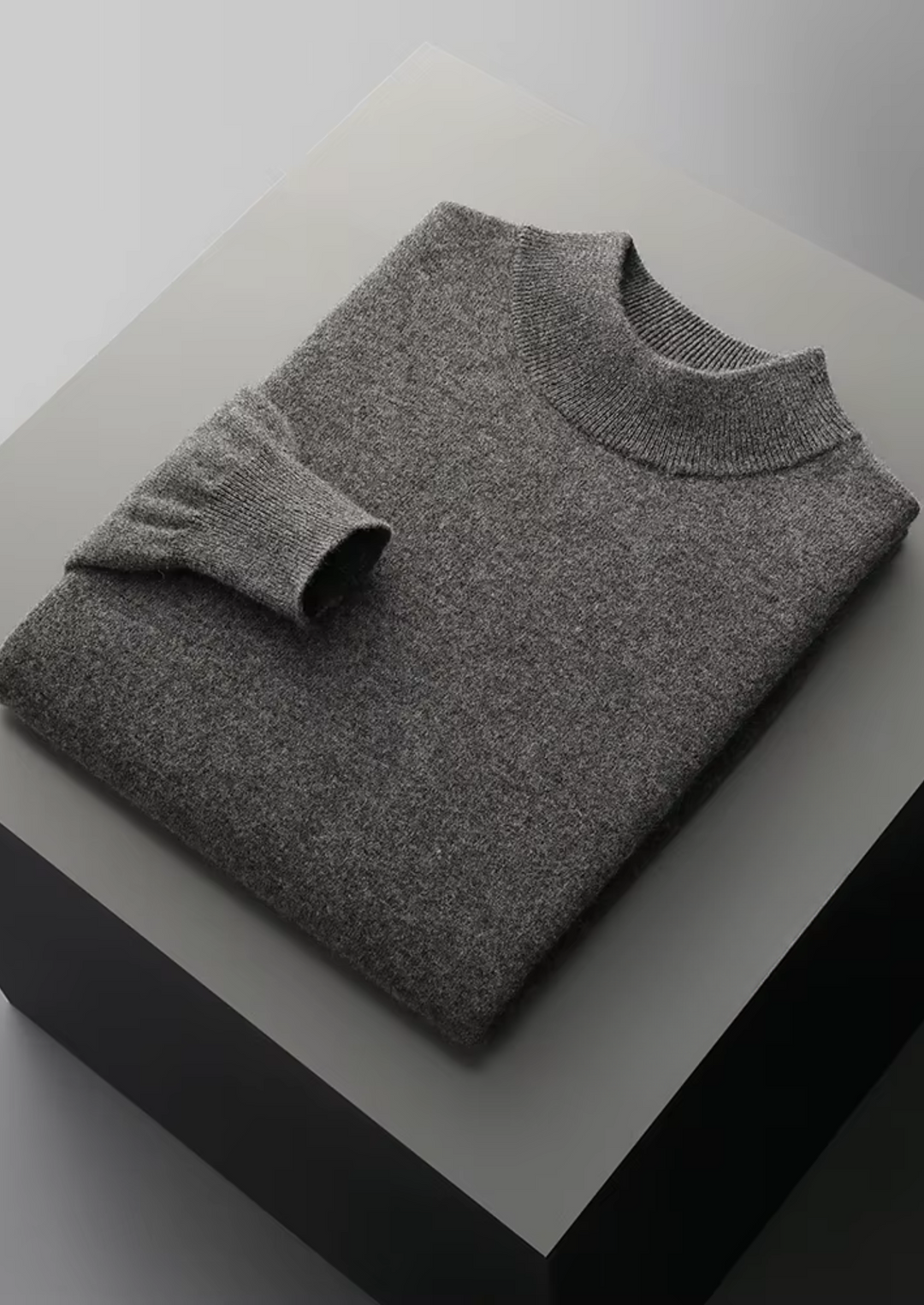Pure Merino Mockneck dark gray image 1 #color_dark-gray