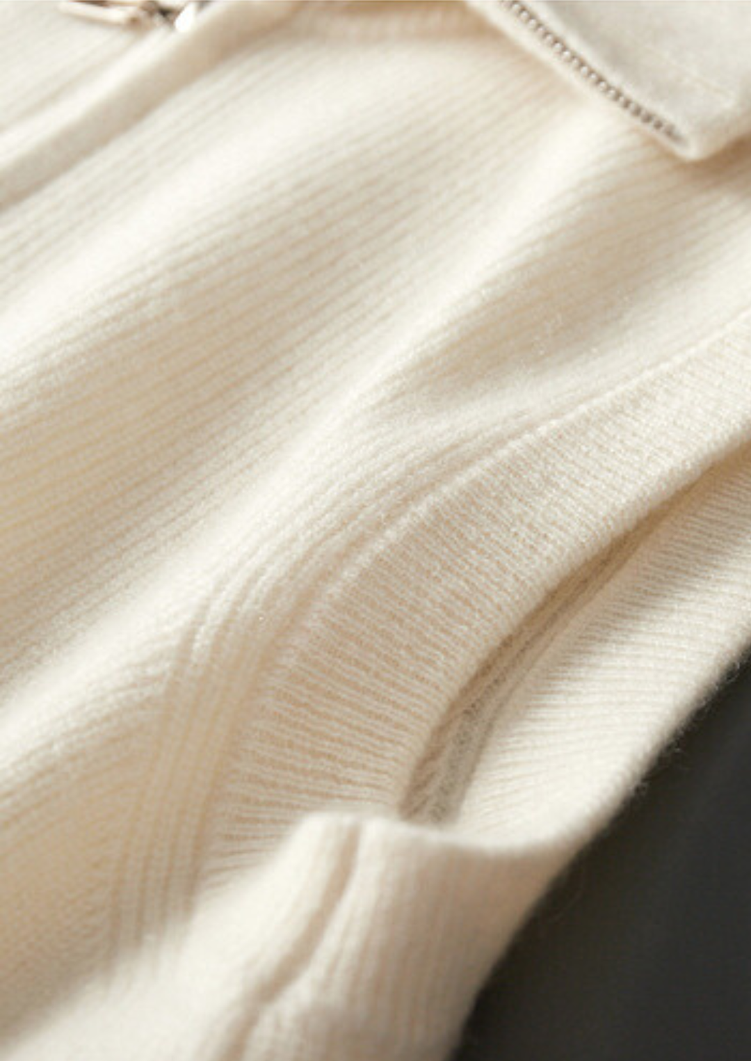 Pure Cashmere Body Warmer Vest ivory image 6 #color_ivory