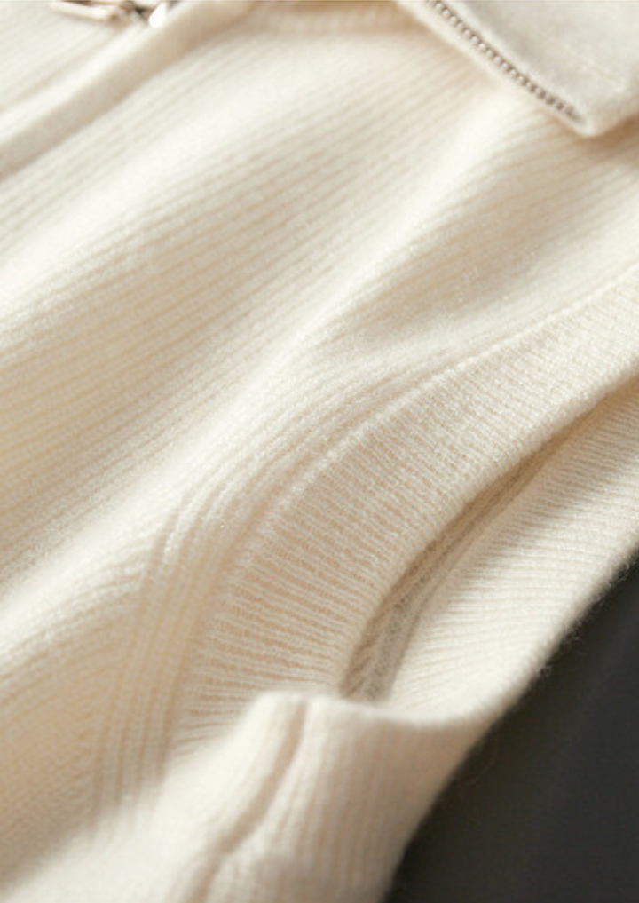 Pure Cashmere Body Warmer Vest ivory image 6 #color_ivory
