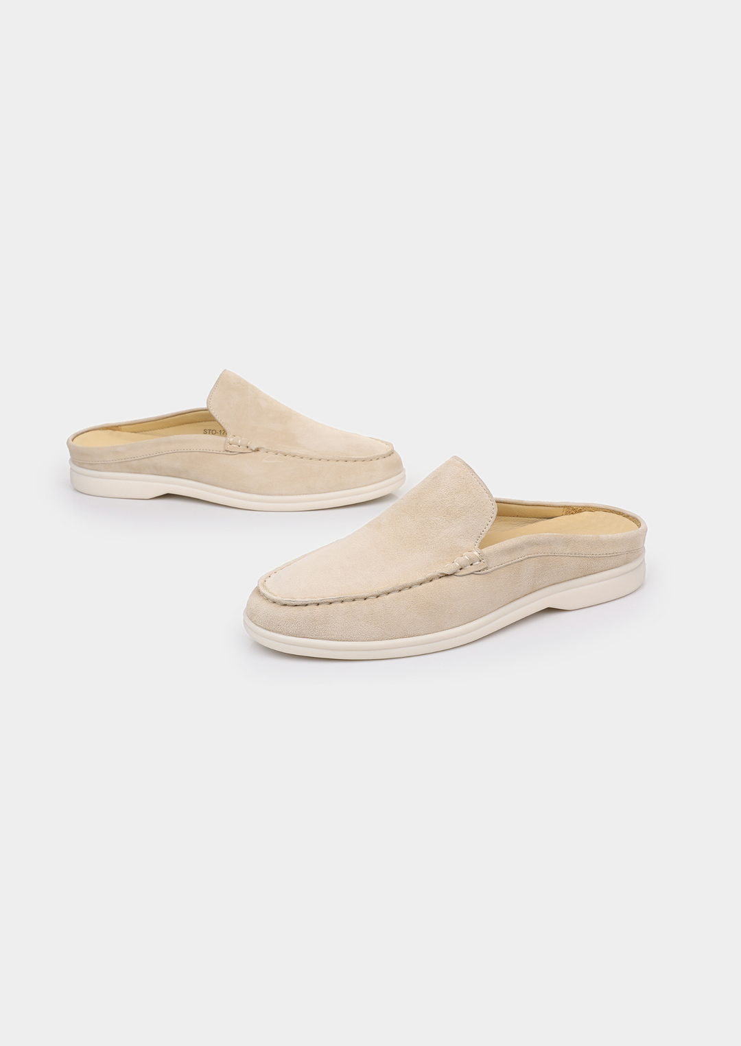 Marina Suede Slipper ivory image 2 #color_ivory