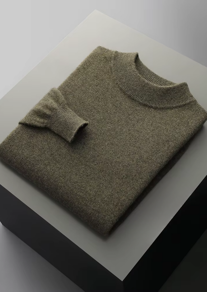 Pure Merino Mockneck olive image 1 #color_olive