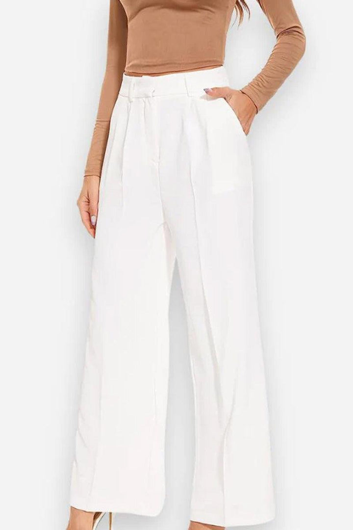 Classically Vogue Business Trousers white image 1 